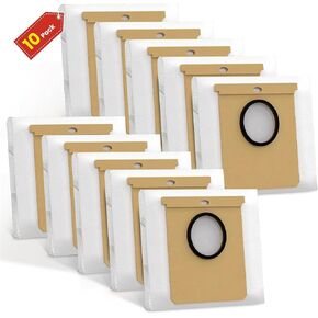 10 Pack 2.5L Large Vacuum Dust bags Replacement for eufy L50, L60 / L60 Hybrid Self-Empty Station, Vacuum Cleaner Self-Empty Station Dirt Disposal Bags