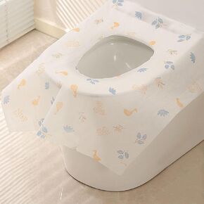 20 Pcs Disposable Toilet Seat Covers,Large Waterproof Toilet Seat Covers for Toddlers Kids Adults,Portable Individually Wrapped for Toddler Potty Training,Public Restrooms,Travel