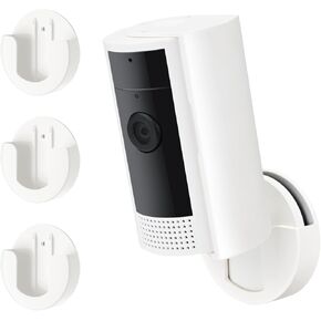 3 Pack Adhesive Wall Mount Compatible with Ring Indoor Cam (1st & 2nd Gen), Strong Adhesive No Drill Easy Installation, Durable Camera Mount Holder for Ring Indoor Camera