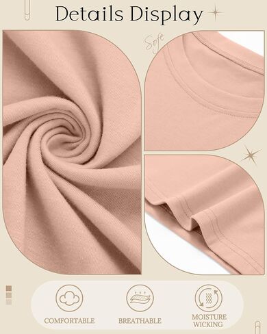 Ficerd 3 Pack Tomens Daternity Cotton Dorts ، نصف الأكمام الجانبية Ruched Tops Crew Neck Tunic Summer Tops Casual Frendancy in Kuwait