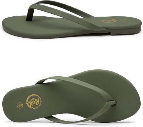 Trary Women's Sandals,Sandals for Women,Flip Flops for Women,Womens Flip Flops,Womens Sandals Comfortable,Thong Flat Sandals,Dressy sandals women,Cute Sandals for Women Girls Ladies in Kuwait