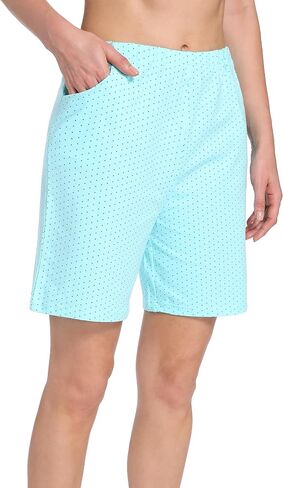 SUIEK Women's Maternity Shorts Lounge Workout Activewear Pregnancy Pants Maternity Cotton Pajamas - 3 Pack in Saudi Arabia