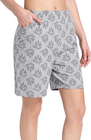 SUIEK Women's Maternity Shorts Lounge Workout Activewear Pregnancy Pants Maternity Cotton Pajamas - 3 Pack in Kuwait