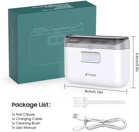 Clipper Electric مسمار ، تلميع الأظافر مسامير 2 IN-1 ، تلقائي مسمار Clipper 2 سرعة الظفر كليبرز in Kuwait