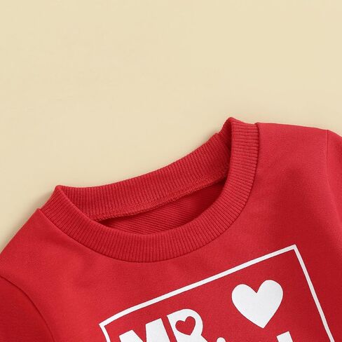 Mr Steal Your Heart Baby Boy Outfit Mama is My Valentine Sweatshirt and Pant Toddler Boy Valentines Day Outfit in Saudi Arabia