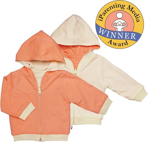 Babysoy Baby & Tot Unisex Reversible Zipper Hoodie Jacket in Kuwait