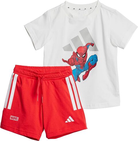 adidas Baby Girls' Marvel Spider-Man T-Shirt Set in Saudi Arabia
