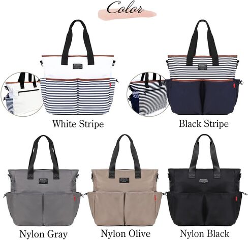 Riverland Diaper Bag Baby bag Newly Redesigned Stylish Tote Cross body Travel tote Mom Dad unisex Men women Large capacity in Saudi Arabia