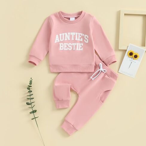 Toddler Baby Girl Clothes Daddys Girl Cotton Sweatshirt Tops Pants Newborn Girl 2Pcs Fall Winter Outfits in Kuwait
