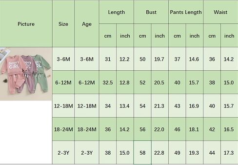 Toddler Baby Girl Clothes Daddys Girl Cotton Sweatshirt Tops Pants Newborn Girl 2Pcs Fall Winter Outfits in Kuwait