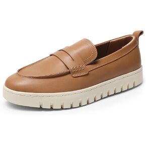 DREAM PAIRS Loafers for Women Casual Comfortable Slip On Business Work Loafer Shoes with Arch Support