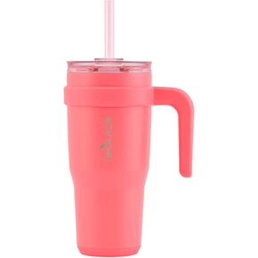 Reduce 24 oz Tumbler with Handle - Vacuum Insulated Stainless Steel Travel Mug with Sip-It-Your-Way Lid and Straw - Keeps Drinks Cold up to 24 Hours - Sweat Proof, Dishwasher Safe - OG Lilac Bud
