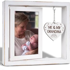 Me and My Grandma Picture Frame,New Grandma Gifts,Grandma Gifts for New Baby,Baby Gifts Gender Neutral,New Baby Gift,First Time Grandma Gifts,4x6 Photo Frame Decor