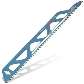 Reciprocating Saw Blade 10/12/18/20inch Alloy Steel Brick Concrete Cutting Recip Sabre Saw Blade Universal Cutting Recip Saw Blade Pruning Saw Blades for Cement Panels Bricks Wood (20-inch Size)