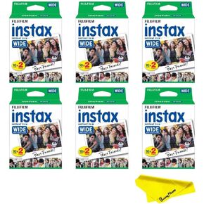 Fujifilm Instax Wide Instant Films Twin Pack for Instax Wide 210 200 100 300 - BuzzPhoto Value Pack (160 Sheets)