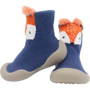 Baby Shoes Boys Girls First Walking Shoes Non Slip Soft Sole Sneakers Toddler Infant Baby Girl Soil (Blue-5 ، اطفال ، 2 ، نظام حجم الأحذية الأمريكي ، متوسط)