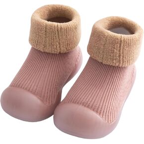 Baby Shoes Boys Girls First Walking Shoes Non Slip Soft Sole Sneakers Toddler Infant Baby Girl Sock Shoes (Pink, Toddler, 12 Months, Age Range, US Footwear Size System, 18 Months, Medium)