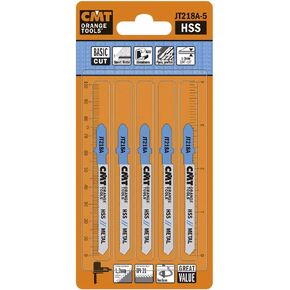 CMT JT118A-5 Jig Saw Blades for Metal – 5-Pack
