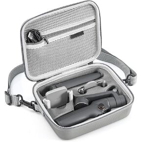 Osmo Mobile 6 Case ، Pu Leather Portable OM 6 حقيبة كتف تخزين لـ DJI Osmo Mobile 6 Gimbal Accessories