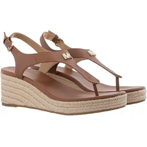 Michael Michael Kors Women's Black Laney Thong Wedge Sandal, 2.5" Heel in Kuwait