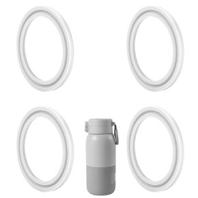 4pcs Seal Rings for BOLOLO Portable Bottle Warmer, Premium Silicone Lid Ring BPA Free Replacement Parts Accessories Gasket Sealing O Rings Compatible with BOLOLO