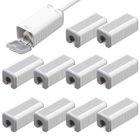10pcs Charger Cover Protector, USB Charger Protector Mobile Phone Charger Protective Covers Practical Charger Cable Protective Accessories for Most Standard USB Cords(White)