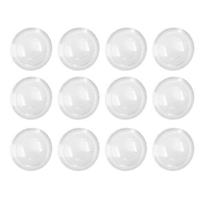 12Pcs Transparent Clear Plastic Outlet Covers, Shock Prevention Child Safe Easy Install Electrical Protector Safety Improved Baby Outlet Plug Covers,Safet