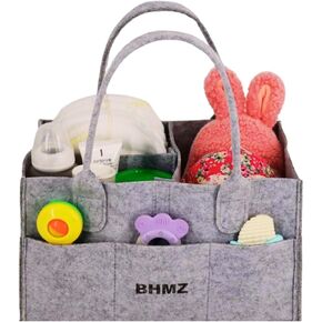 Baby Diaper Caddy Organizer, Baby Caddy Organizer - Lightweight & Portable | Nursery Storage Bin - Baby Caddy & Portable diaper Caddy | Perfect for Baby Shower & Newborn Essentials - Pink
