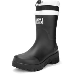 Waterproof Boots for Women Rain Boots Stylish Non Slip Rubber Boots Durable Garden Boots, Platform Mud Boots Fishing Boots for Outdoor Fashionable Booties