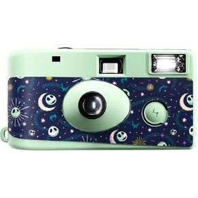 Disney Jack Skellington Disposable Camera with Flash – 20 Exposure Film – Jack Skellington Gifts for Women, Men and All Fans of Tim Burton’s The Nightmare Before Christmas (Mystic Jack)