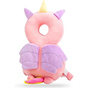 Вaby hеad Protector Backpack,Вaby hеad Protector,Вaby Backpack hеad Protection Pillow, Adjustable Вaby hеad Protection Backpack Pink Unicorn