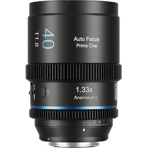 SIRUI 40mm T1.8 1.33X Anamorphic Lens, S35 Autofocus Lens for M4/3 Mount Cameras (MFT Mount, Neutral Flare)