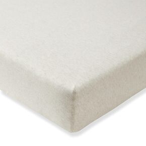 Burt's Bees Baby Essential Organic Cotton Fitted Crib Sheet, Breathable for Boy Girl Standard Crib & Toddler Mattresses
