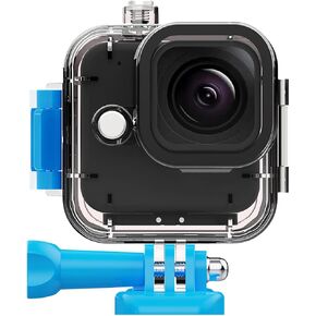 HONGDAK Waterproof Housing Case for GoPro Hero11 Mini, 196ft/60m Diving Protective Housing Shell for Hero 11 Mini Action Camera Underwater Dive with Mount Thumbscrew Blue