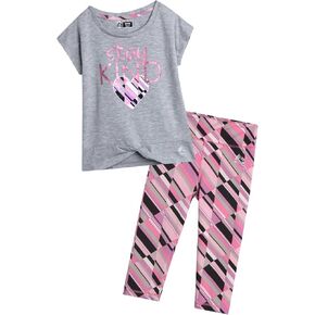 مجموعة LBX Baby Girls 'Legging - مجموعة ألعاب Playword Playwear ذات 2 قطعة in Kuwait