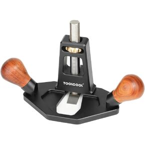 TOOLCOOL Router Plane Handheld Woodworking Tool Simple and Effective Plow Plane for Tuning Joinery Cutting Grooves Mortise (Wood Grip)