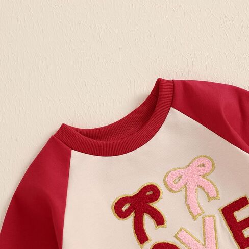 Newborn Baby Boy Girl Valentines Day Outfit Love Embroidery Romper Jumpsuit Long Sleeve Bodysuit One Piece Clothes in Saudi Arabia