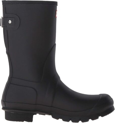 Hunter Original Short Back Rain Boots Black 8 M in Kuwait