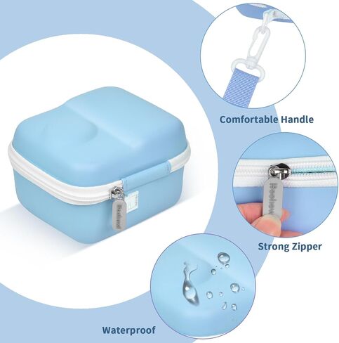 Boobowl Case Compatible with Masterbee/for Cimizi/for BOFIDAR, Kids Digital Video Camera Storage Holder as Christmas and Birthday Present for Print Papers, Colour Pen and Accessories (Bag Only)-Blue in Kuwait
