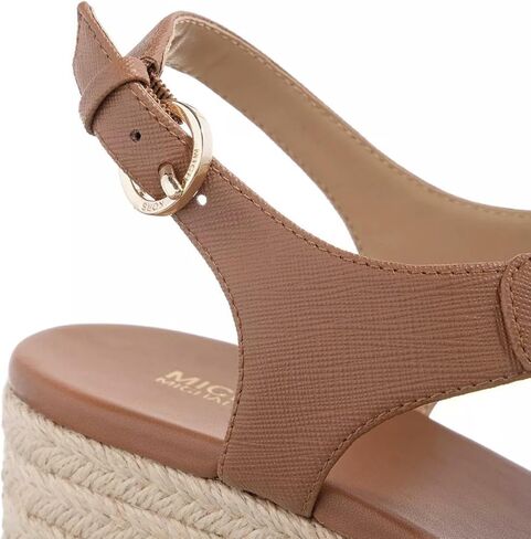 Michael Michael Kors Women's Black Laney Thong Wedge Sandal, 2.5" Heel in Saudi Arabia