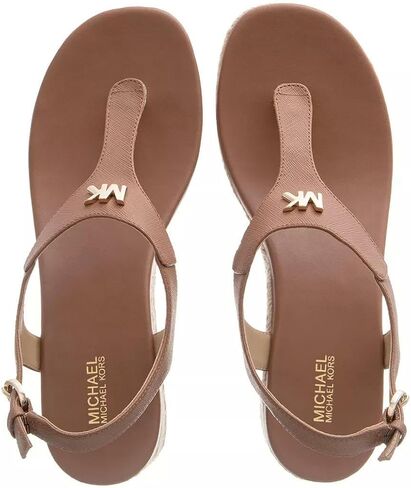 Michael Michael Kors Women's Black Laney Thong Wedge Sandal, 2.5" Heel in Kuwait