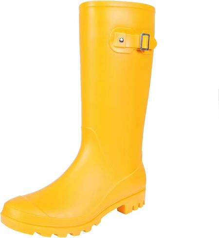 Asgard Women’s Tall Rain Boots Waterproof Knee High Rainboots Rubber Garden Wellies- Slim Calf in Kuwait