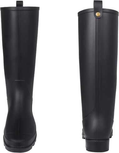 Asgard Women’s Tall Rain Boots Waterproof Knee High Rainboots Rubber Garden Wellies- Slim Calf in Kuwait