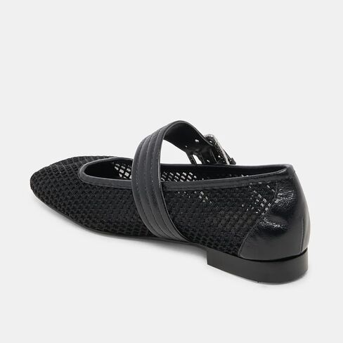 Dsevht Mary Janes Flats for Women Fashion Square Toe Flat Low Heel Easy Buckle Strap Flats Shoes in Kuwait