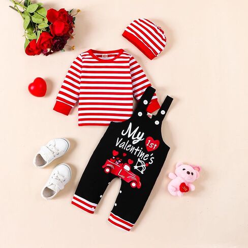 Vinuoker Baby Boy My 1st Easter Outfit 3pcs Easter Day Clessle Set Boy Easter Day in Kuwait