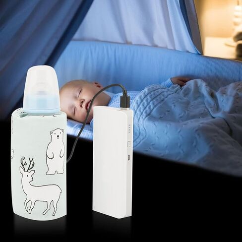 زجاجة الطفل حافظ على غطاء دافئ ، وأكياس زجاجة الطفل محمولة ، حارس حرارة الحليب USB ، حارس حارس الدفء متعدد الوظائف في مشروب شاي القهوة ، كيس الاحترار للداخلية ، في الهواء الطلق ، السفر ، القيادة (النوع 1) in Saudi Arabia