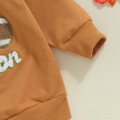 Toddler Boy Girl Halloween Outfit Long Sleeve Crewneck Sweatshirt Sweater Shirt Embroidery Letter Baby Pullovers in Saudi Arabia