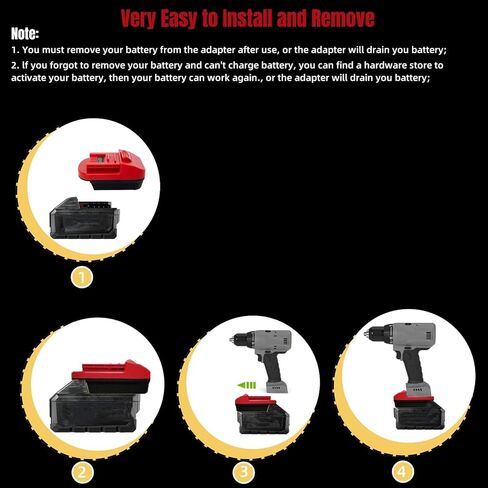 لمحول بطارية Milwaukee (تحويل إلى M18 إلى SNAP في 18V) in Kuwait