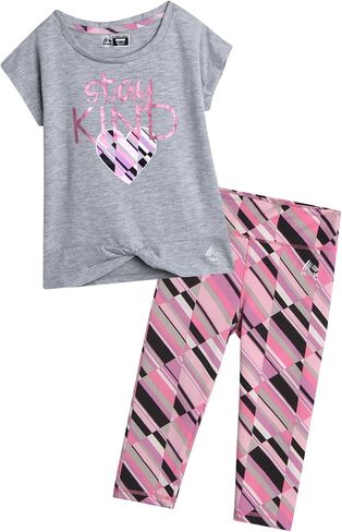 مجموعة LBX Baby Girls 'Legging - مجموعة ألعاب Playword Playwear ذات 2 قطعة in Kuwait