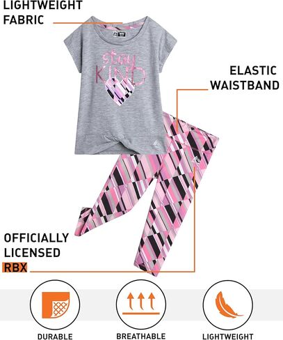 مجموعة LBX Baby Girls 'Legging - مجموعة ألعاب Playword Playwear ذات 2 قطعة in Kuwait